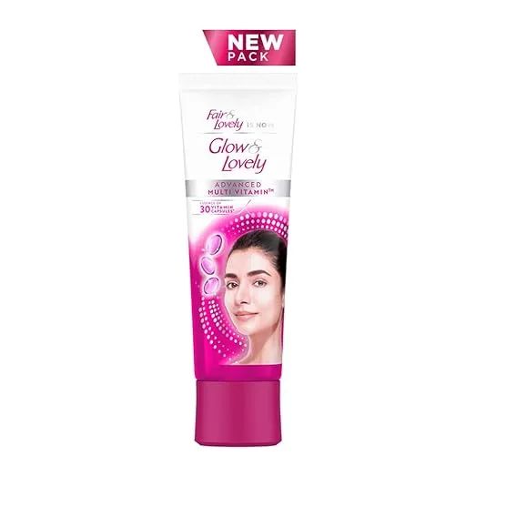 Fair Lovely Glow Lovely Advance Multi Vitamin Whitening Cream Original Out Class Quality Made in India 50gm